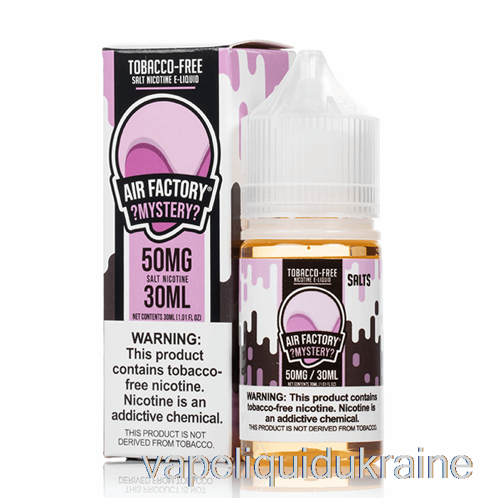 Vape Liquid Ukraine Mystery SALTS - Air Factory Synthetic - 30mL 50mg